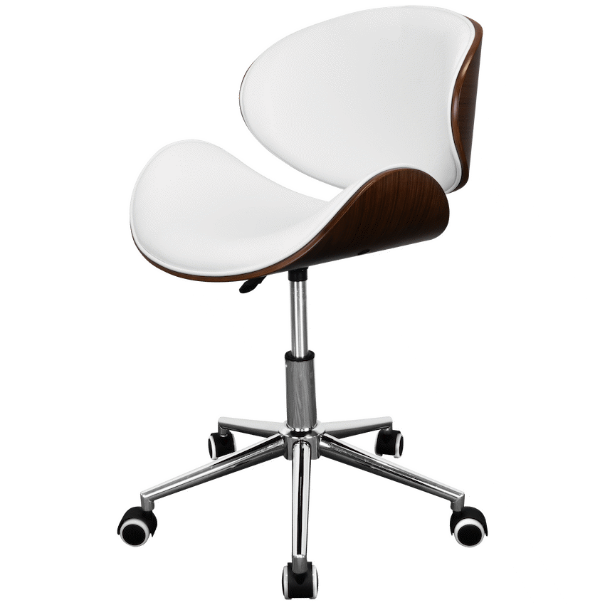 Everfurn Furniture Amos Mid Back Office Chair - White