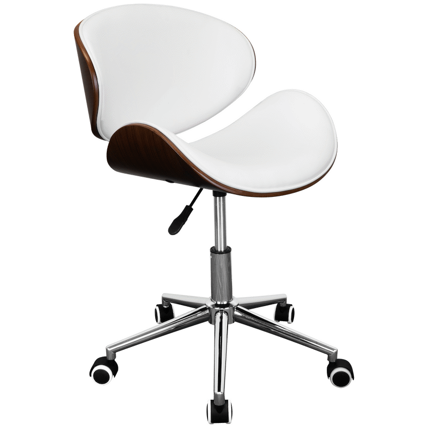 Everfurn Furniture Amos Mid Back Office Chair - White