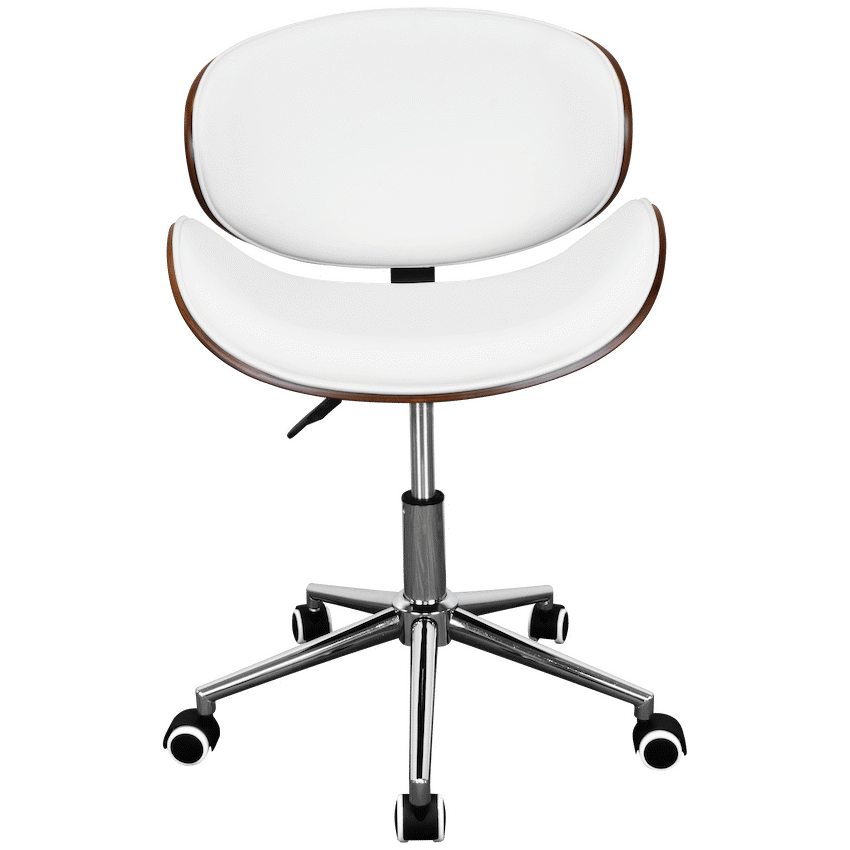 Everfurn Furniture Amos Mid Back Office Chair - White