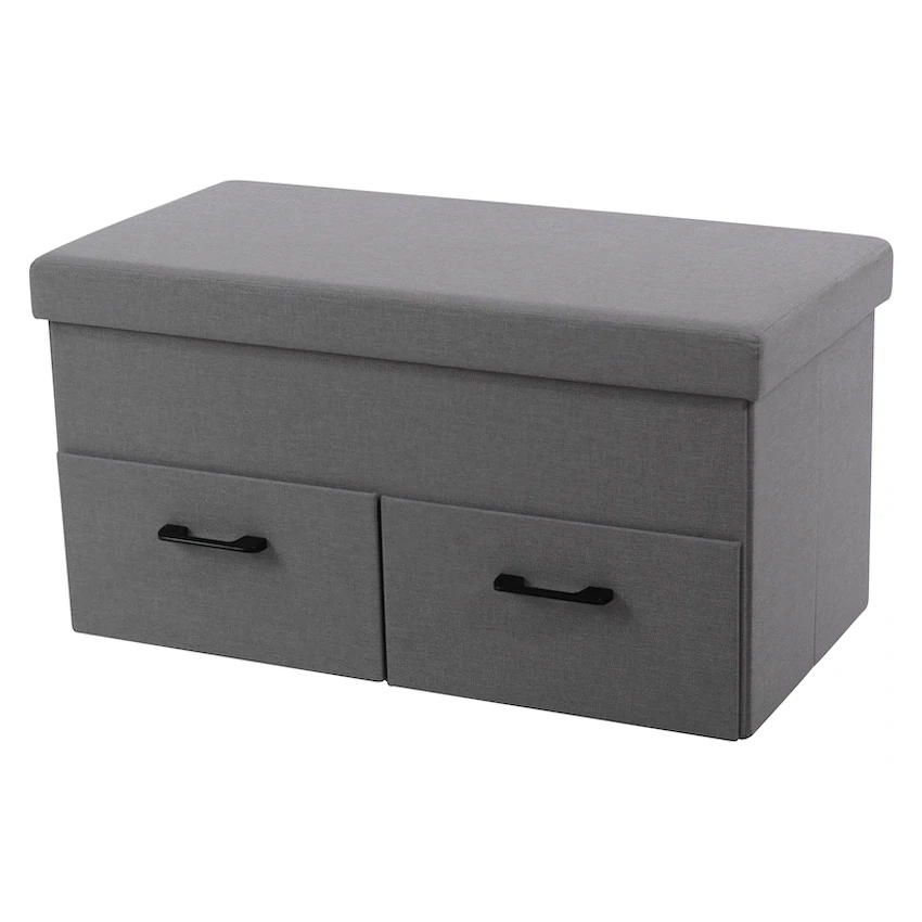 Everfurn Furniture Avril Storage Ottoman