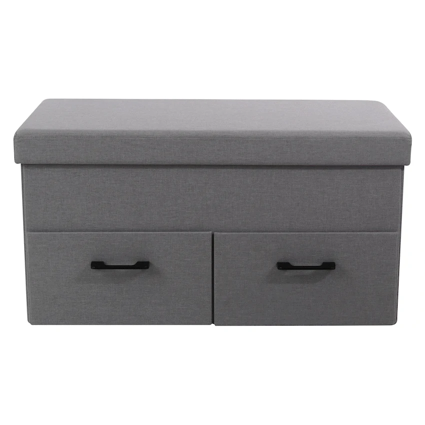 Everfurn Furniture Avril Storage Ottoman