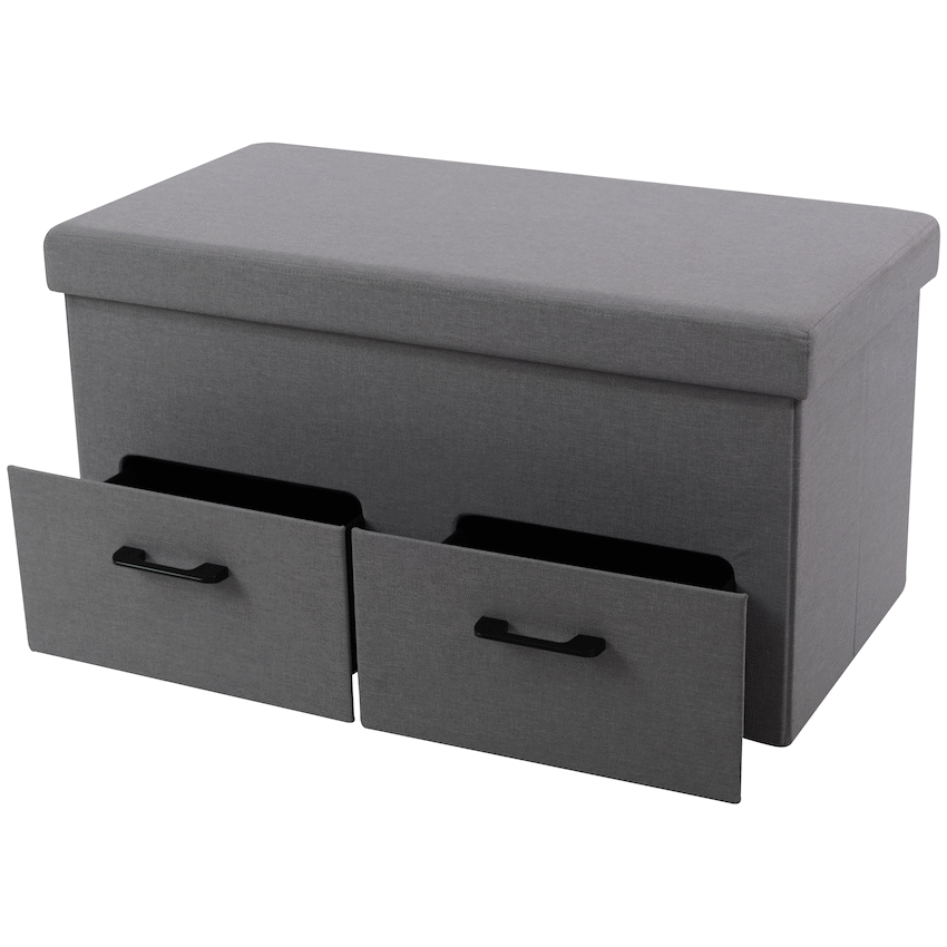 Everfurn Furniture Avril Storage Ottoman