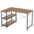 Everfurn Furniture Everfurn Anthony L-Shaped Corner Work Desk - Steel Frame