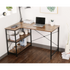 Everfurn Furniture Everfurn Anthony L-Shaped Corner Work Desk - Steel Frame
