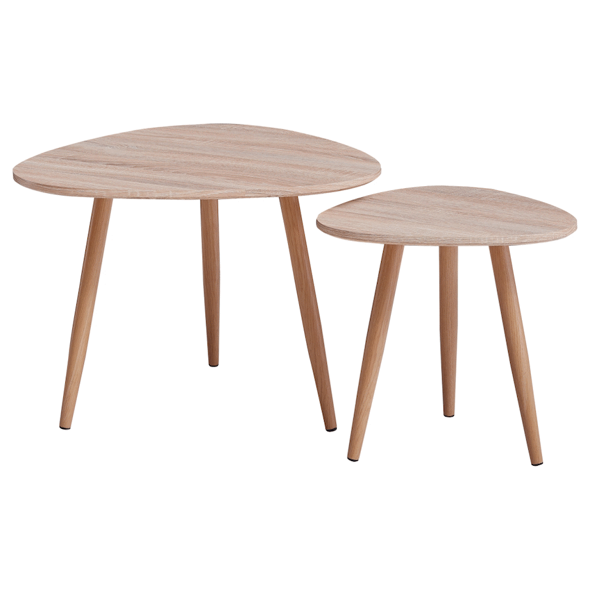 Everfurn Furniture Everfurn Bohemian Nesting Coffee Tables - 2-Piece Set