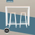 Everfurn Furniture Everfurn Chenin 3-Piece Bar Table & Stool Set with Powder-Coated Frame