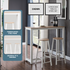 Everfurn Furniture Everfurn Chenin 3-Piece Bar Table & Stool Set with Powder-Coated Frame