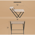 Everfurn Furniture Everfurn Elf Folding Desk