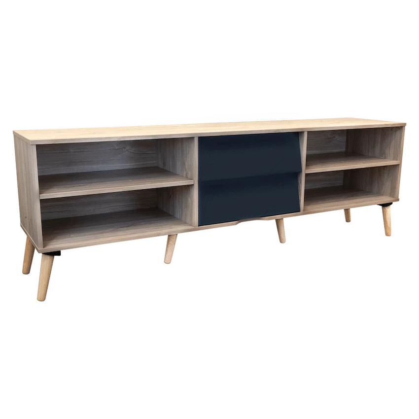 Everfurn Furniture Everfurn Everest Tall TV Stand - 2 Drawers