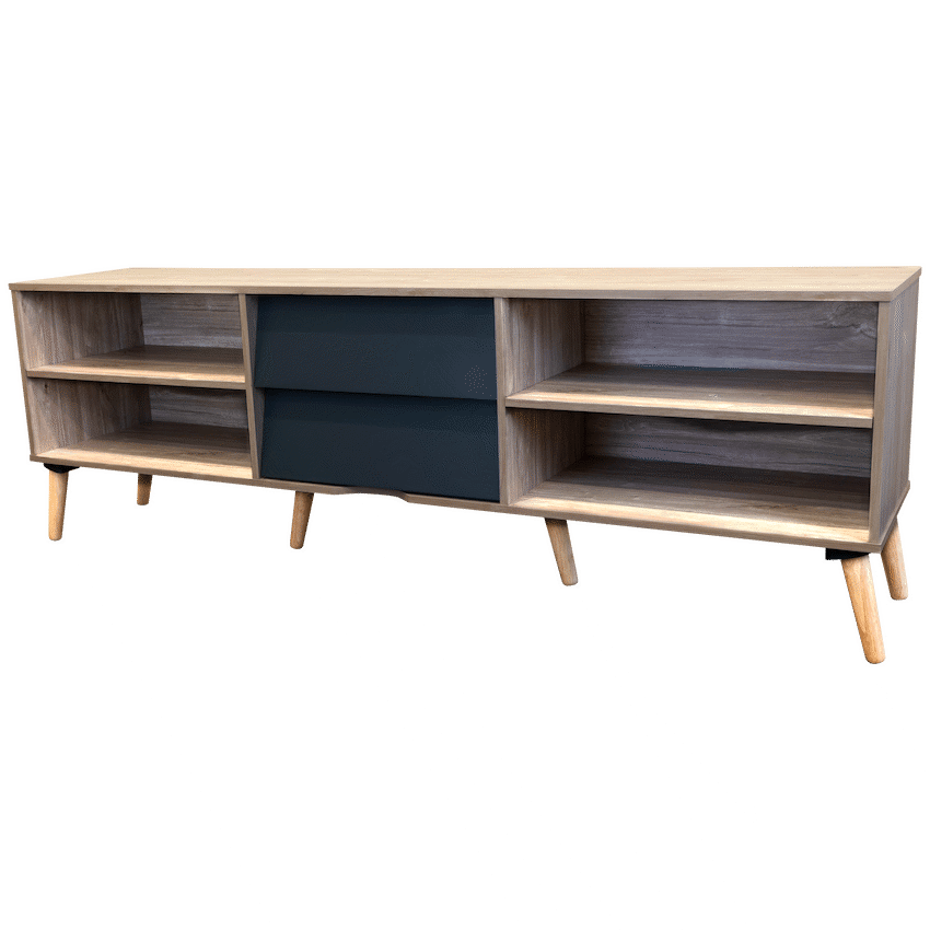 Everfurn Furniture Everfurn Everest Tall TV Stand - 2 Drawers