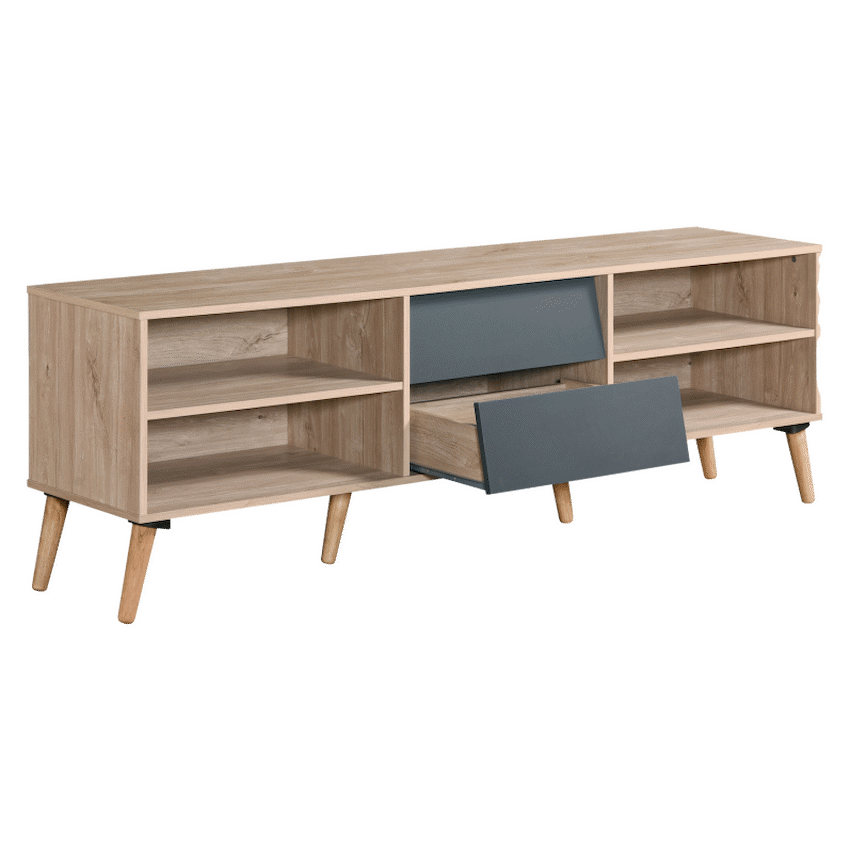 Everfurn Furniture Everfurn Everest Tall TV Stand - 2 Drawers