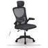 Everfurn Furniture Everfurn Kira High Back Office Chair with Headrest - Grey with Black Frame