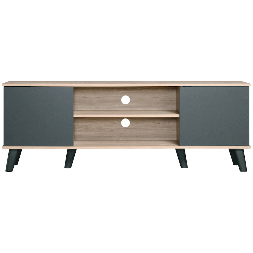 Everfurn Furniture Everfurn Laurel TV Stand 1600w, Two Cupboards