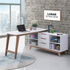 Everfurn Furniture Everfurn Lunar Office Desk - 2 Boxes