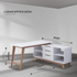 Everfurn Furniture Everfurn Lunar Office Desk - 2 Boxes