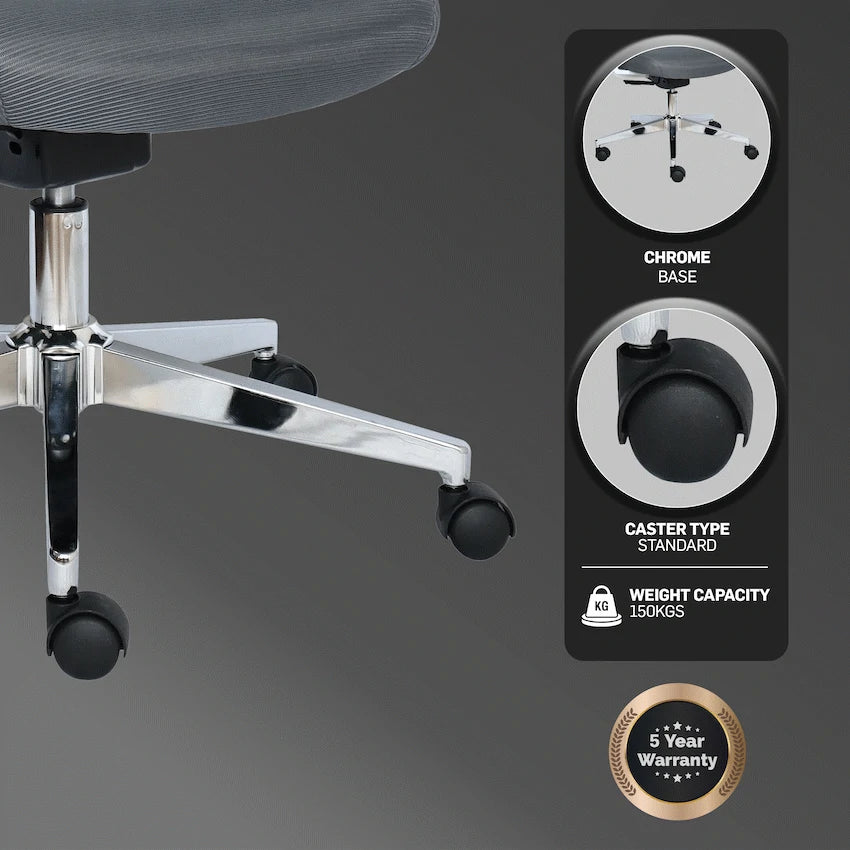 Everfurn Furniture Everfurn Mercury High Back Office Chair