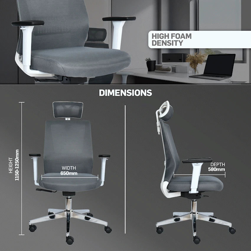 Everfurn Furniture Everfurn Mercury High Back Office Chair