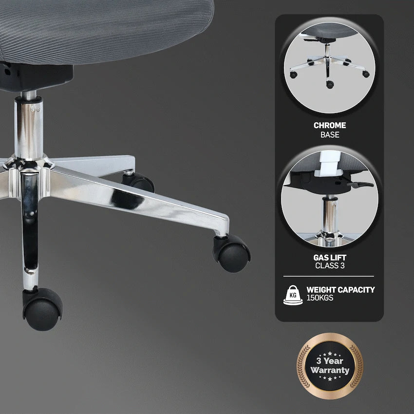 Everfurn Furniture Everfurn Mercury High Back Office Chair