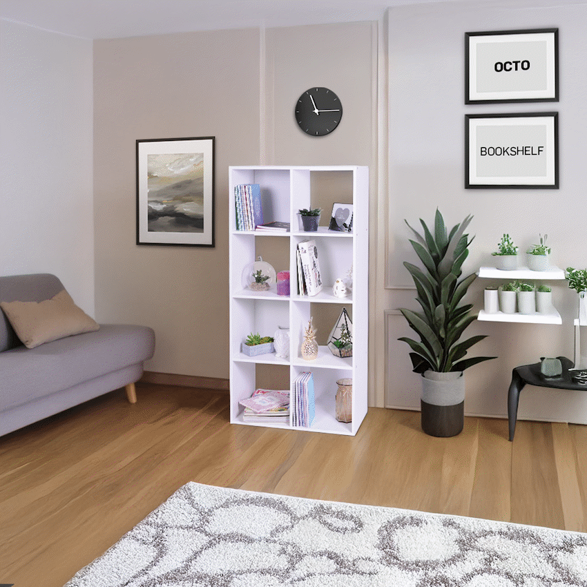 Everfurn Furniture Everfurn Octo Bookshelf