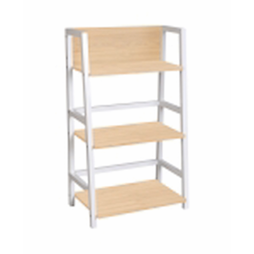 Everfurn Furniture Everfurn Orchid Bookshelf with Powder-Coated Steel Frame