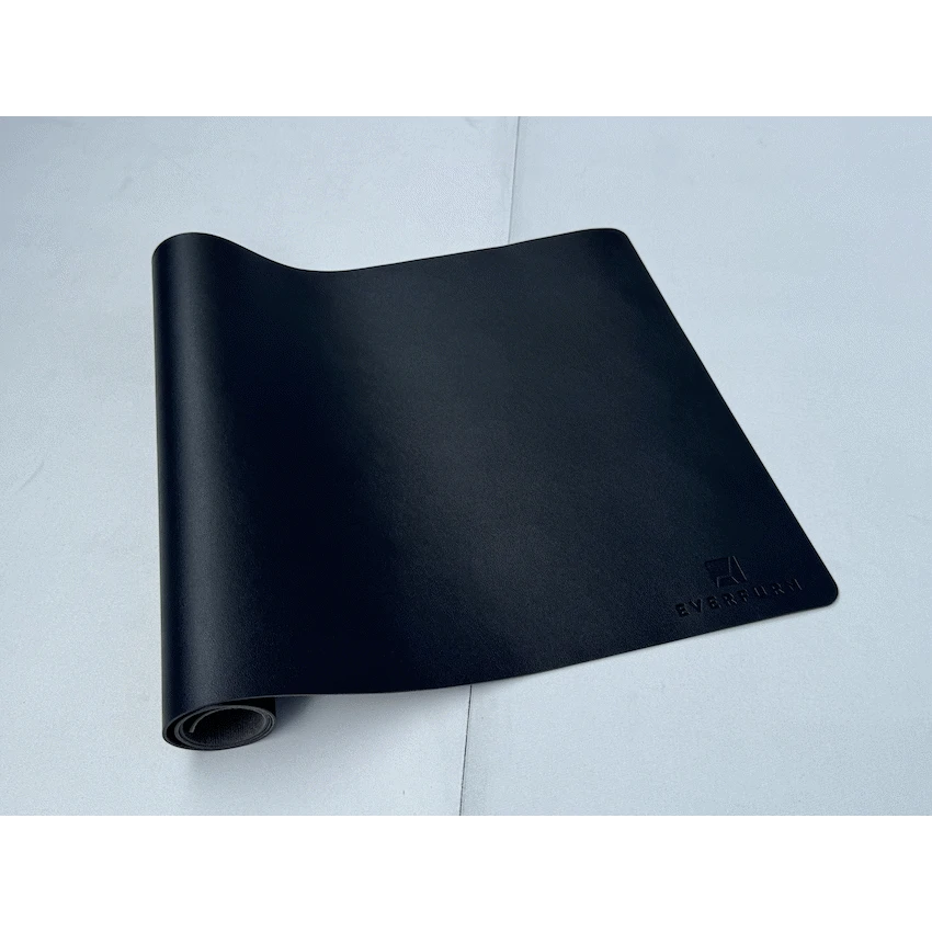 Everfurn Furniture Everfurn Prime Faux Leather Desk Mat - Black