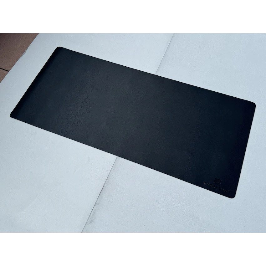Everfurn Furniture Everfurn Prime Faux Leather Desk Mat - Black