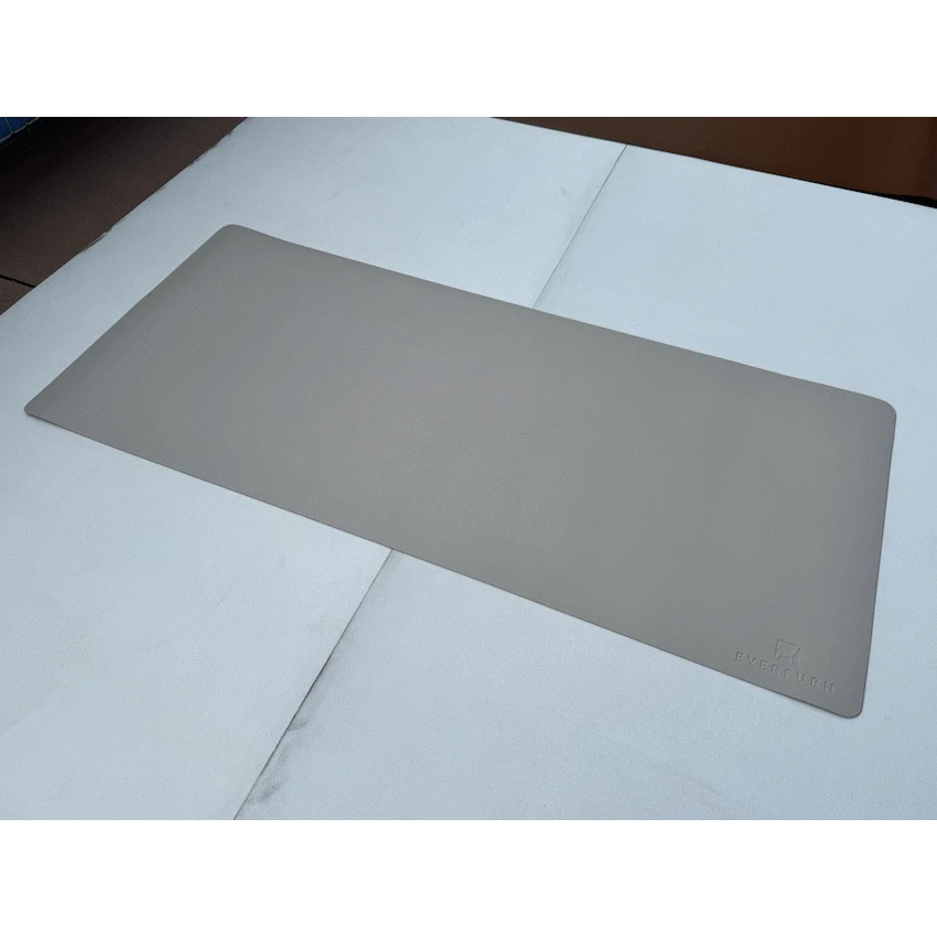 Everfurn Furniture Everfurn Prime Faux Leather Desk Mat - Nude