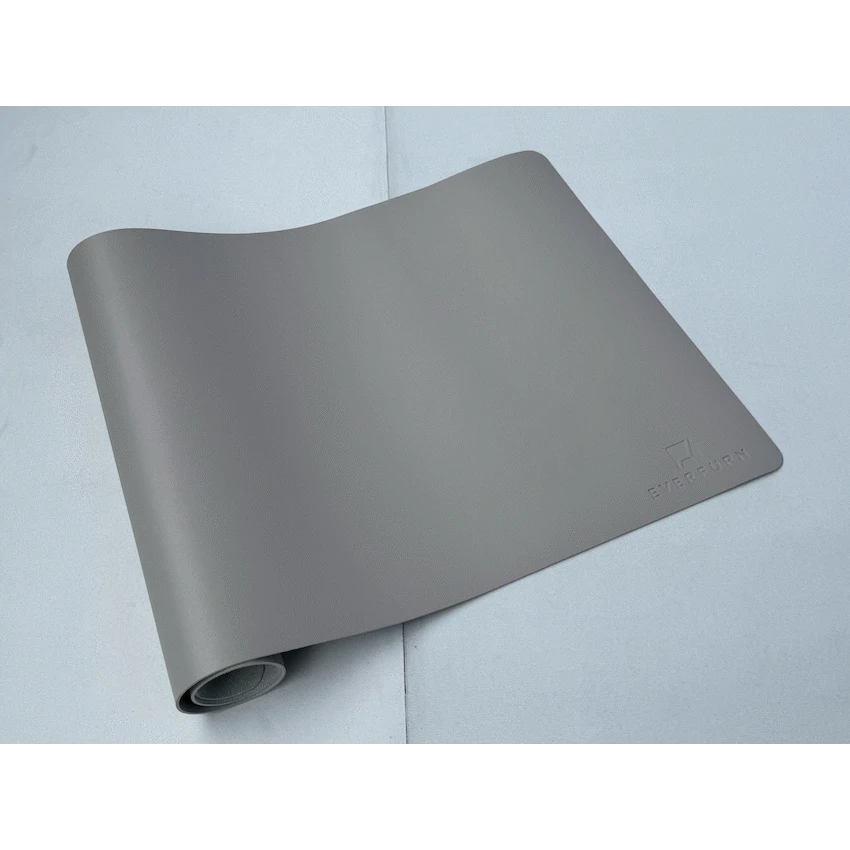 Everfurn Furniture Everfurn Prime Faux Leather Desk Mat - Nude