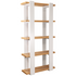 Everfurn Furniture Everfurn Sidra Bookshelf - Ivory Oak
