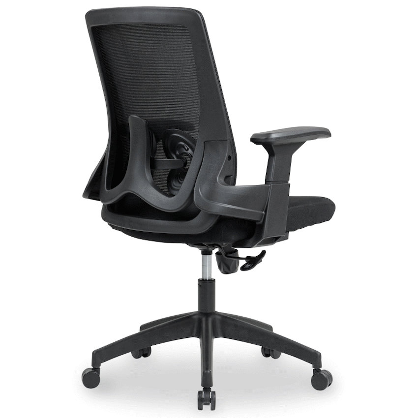 Everfurn Furniture Everfurn Skye Mid Back Office Chair - Black
