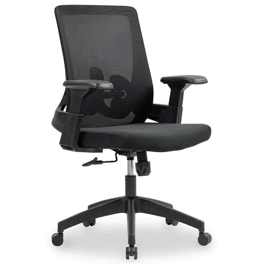 Everfurn Furniture Everfurn Skye Mid Back Office Chair - Black