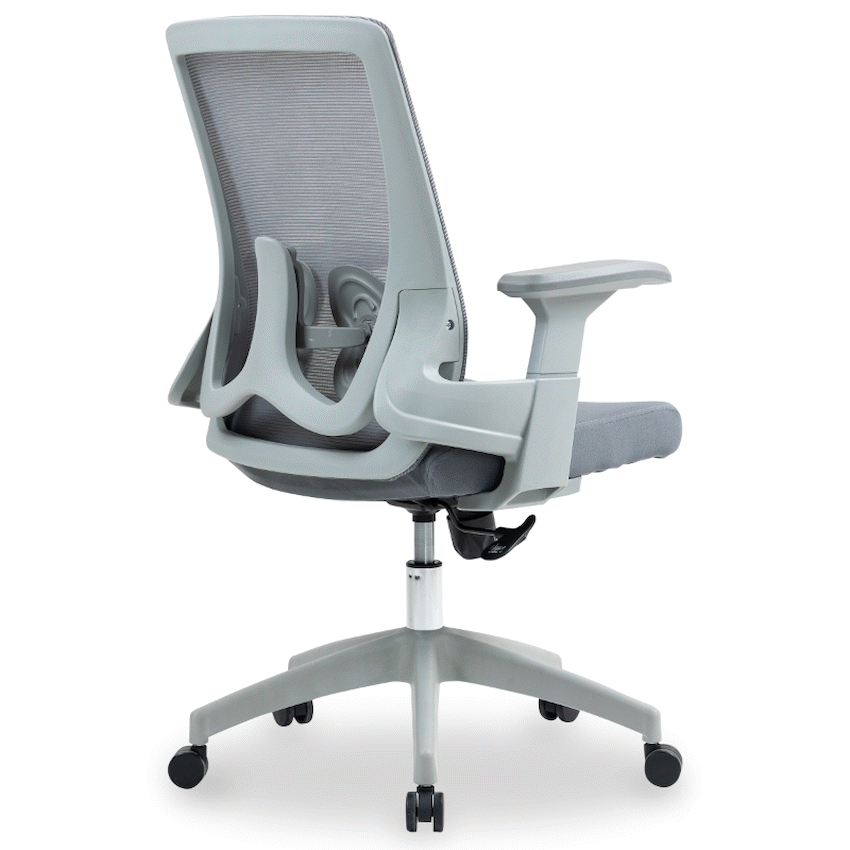 Everfurn Furniture Everfurn Skye Mid Back Office Chair - Grey