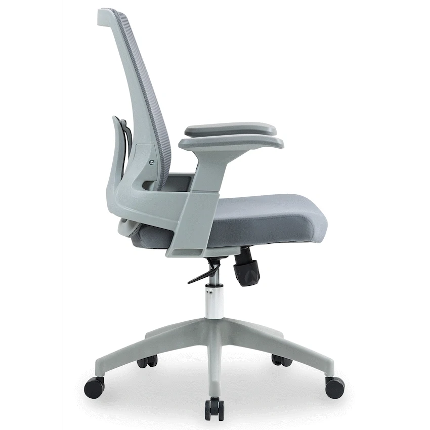 Everfurn Furniture Everfurn Skye Mid Back Office Chair - Grey