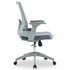 Everfurn Furniture Everfurn Skye Mid Back Office Chair - Grey