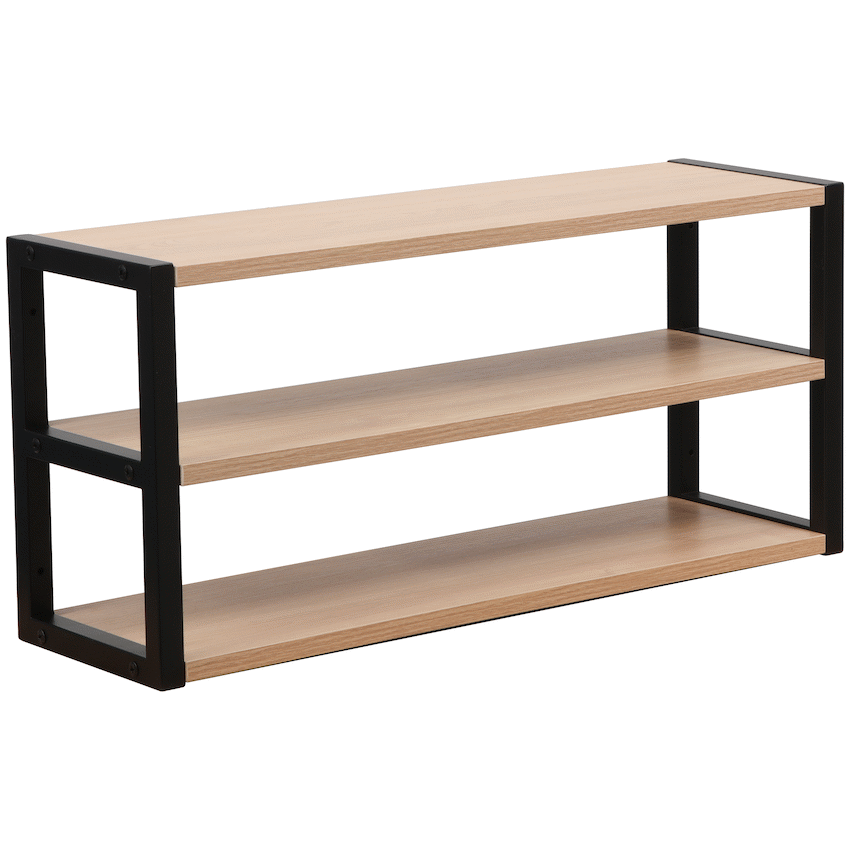 Everfurn Furniture Everfurn Stacked 3-Tier Wall Shelf
