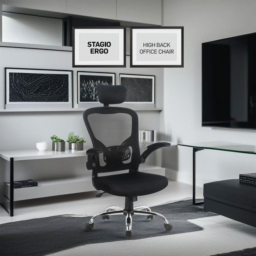 Everfurn Furniture Everfurn Stagio Ergo High Back Office Chair