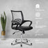 Everfurn Furniture Everfurn Swift Mid Back Chair - Black