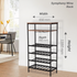 Everfurn Furniture Everfurn Symphony Wine Rack - Steel Frame - Adjustable Feet