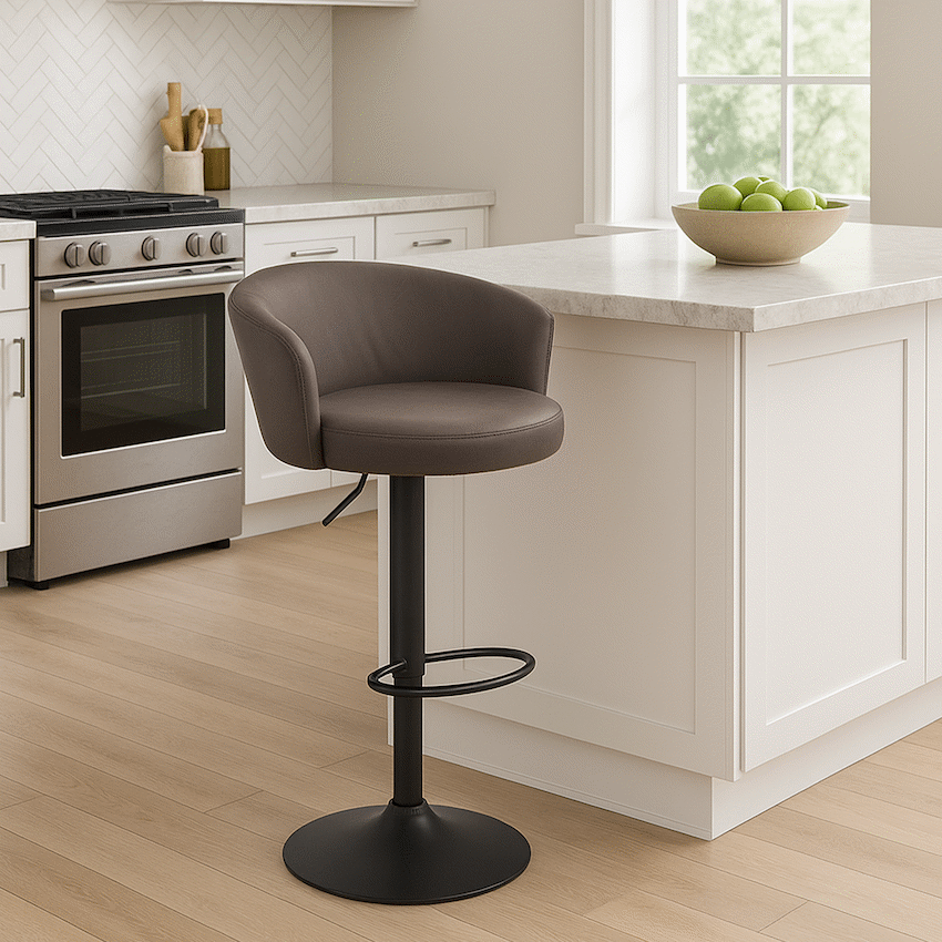 Everfurn Furniture Everfurn Titan Barstool - Brown