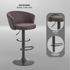 Everfurn Furniture Everfurn Titan Barstool - Brown