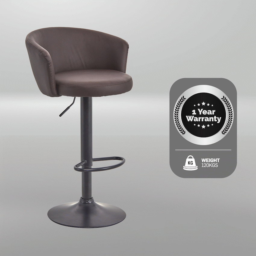 Everfurn Furniture Everfurn Titan Barstool - Brown