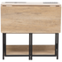 Everfurn Furniture Everfurn Viron Folding Desk with 2-Prong Plugs and USB