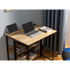 Everfurn Furniture Everfurn Viron Folding Desk with 2-Prong Plugs and USB