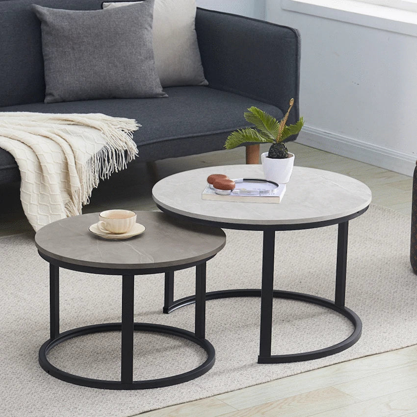 Everfurn Furniture Indus Nesting Coffee Table Greyish