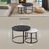 Everfurn Furniture Indus Nesting Coffee Table Ying Yang
