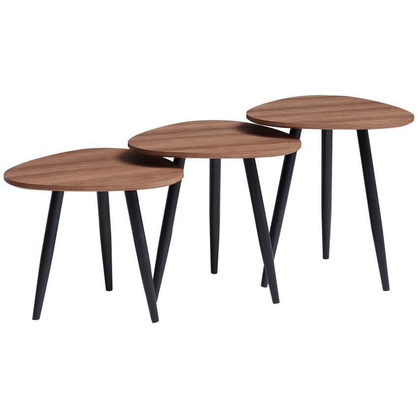 Everfurn Furniture Muse 3 Piece Coffee Table