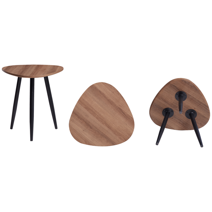 Everfurn Furniture Muse 3 Piece Coffee Table