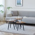 Everfurn Furniture Muse 3 Piece Coffee Table
