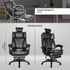 Everfurn Premium Furniture Emperor High Back Chair - Black