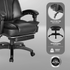 Everfurn Premium Furniture Emperor High Back Chair - Black
